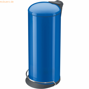 Hailo Tret-Abfallsammler ProfiLine Solid Design L enzianblau,24 Liter
