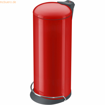 Hailo Tret-Abfallsammler ProfiLine Solid Design L signalrot,24 Liter I