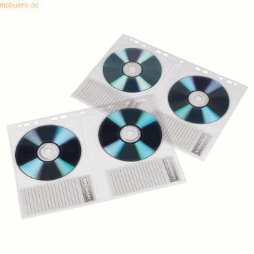 Hama CD-Ordnerhllen DIN A4 transparent VE=10 Stck