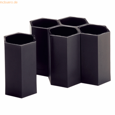 6 x Han Kcher Standard schwarz