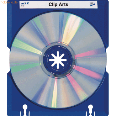 10 x Han CD-MÄX-Tray inkl. Beschriftungsetiketten blau