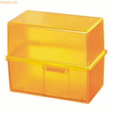 Han Karteibox A7 quer fr 300 Karten orange signal