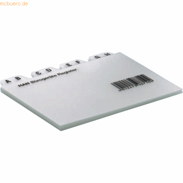Han Register A6 A-Z 25-teilig grau