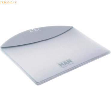 Han Register A8 A-Z 16-teilig fr Croco Duo transluzent klar