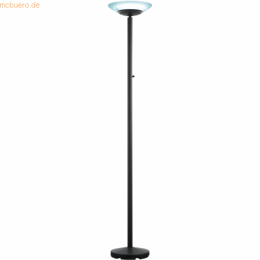 Hansa LED-Stehleuchte Paris 30 W ABS/Eisen/Glas schwarz matt