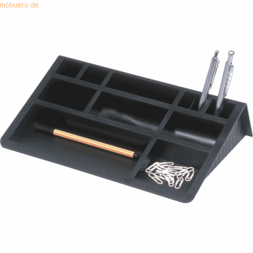 Helit Stifte-Butler 10 Fcher 30,5x19,7x7,3cm schwarz