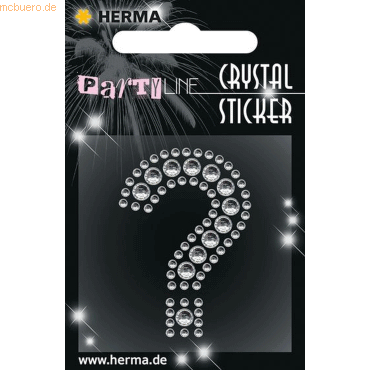 3 x HERMA Schmucketikett Crystal 1 Blatt Sticker ?
