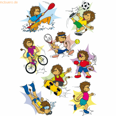 HERMA Sticker Magic Lwen Stone VE=1 Blatt