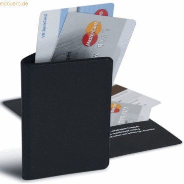 HERMA RFID-Hlle 60x96mm fr 2 Kreditkarten schwarz