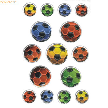 10 x HERMA Schmucketiketten Magic Bunte Fublle geprgt VE=1 Blatt