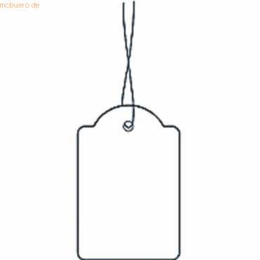 HERMA Hngeetiketten 32x50mm mit Faden wei VE=1000 Stck