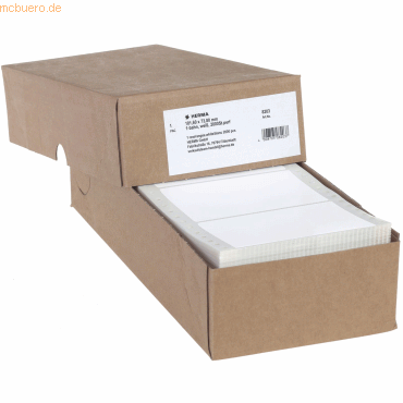 HERMA Computeretiketten endlos 101,6x73,8mm 1-bahnig perforiert VE=200
