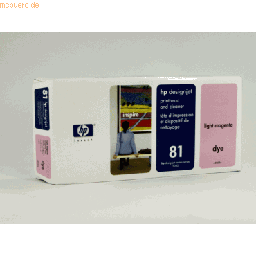 HP Druckkopf und Druckkopfreiniger HP C4955A magenta hell