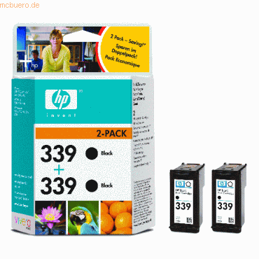 HP Tintenpatrone HP C9504A dreifarbig 2er Pack