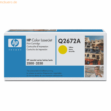 HP Toner HP Q2672A gelb