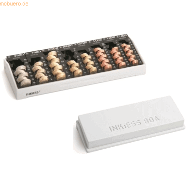 Inkiess Kasse Minikord 80 A (BxTxH) 33,0x13,0x6,5 cm lichtgrau/schwarz