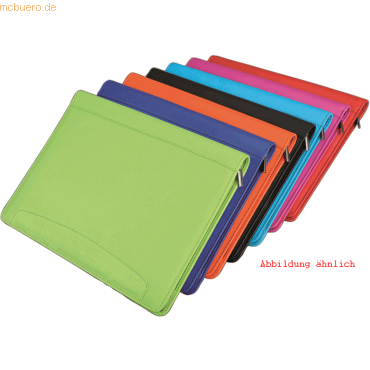 Alassio Schreibmappe Vallo A4 Leder blau