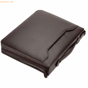 Alassio Ringbuchmappe Como I A4 FineTouch Lederimitat schwarz