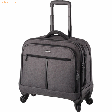 Jscha Business Laptop Trolley Phoenix 445x375x210mm Polyester grau