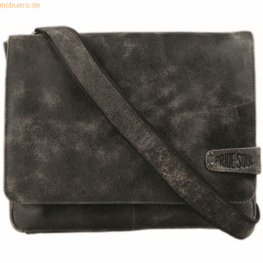 Pride&Soul Umhngetasche Jolly 32,5x25,5x7,5cm Leder schwarz