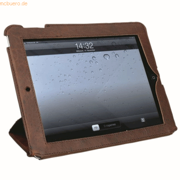 Pride&Soul Tablet-PC Hlle Slade fr iPad 1/2/3 21x25cm Leder braun