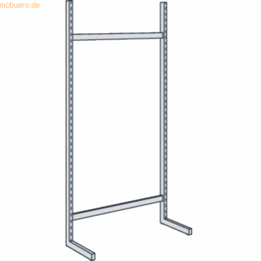 Kerkmann Fachboden mit Konsolen fr Bibliotheks-Regal Univers BxT 100x