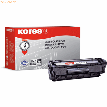 Kores Tonerkartusche kompatibel mit HP Q2612X ca. 4000 Seiten schwarz