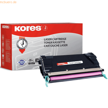 Kores Tonerkartusche kompatibel mit Lexmark C734A2MG ca. 6000 Seiten m