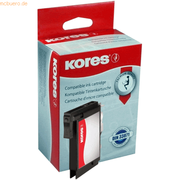 Kores Tintenpatrone kompatibel mit Brother LC-980BK / LC-1100BK schwar