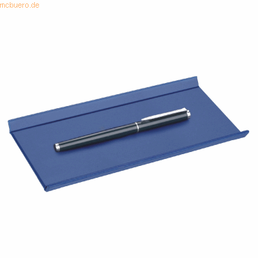 Lufer Federschale Matton Kunststoff blau