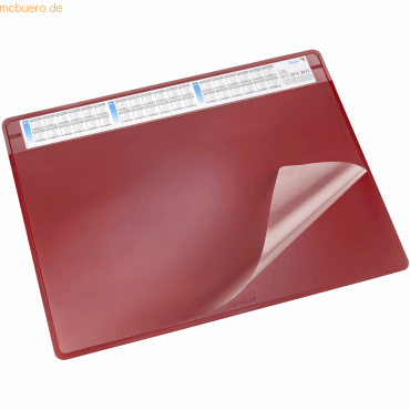 Lufer Schreibunterlage Durella DA 52x65 cm rot