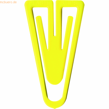 Laurel Broklammern Plastiklips 35mm VE=1000 Stck gelb