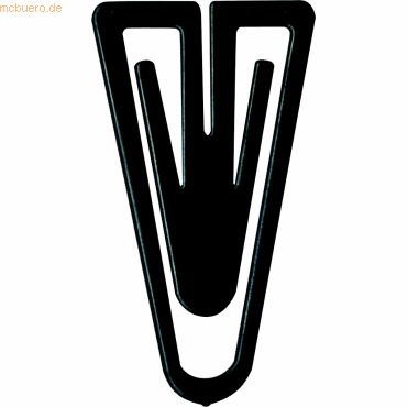 Laurel Broklammern Plastiklips 60mm VE=100 Stck schwarz