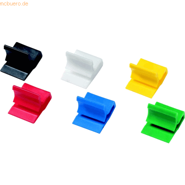 Laurel Briefklemmer Zacko 11x14 mm VE=10 Stck Grundfarben sortiert