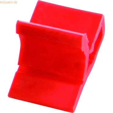 Laurel Briefklemmer Zacko 2 12x18 mm VE=1000 Stck rot