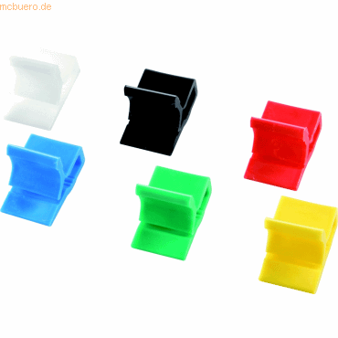 Laurel Briefklemmer Zacko 12x18 mm VE=10 Stck Grundfarben sortiert
