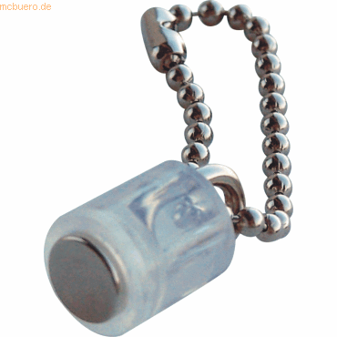 Laurel Magnet Zylinder mit Kette 14x9mm bis 1900g VE=3 Stück kristall