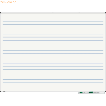 Legamaster Whiteboard Premium Notenlinien 90x120cm
