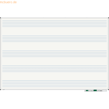 Legamaster Whiteboard Premium Notenlinien 100x150cm