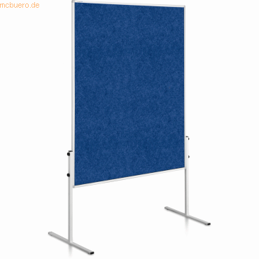 Legamaster Moderationswand Economy starr 120x150cm blau