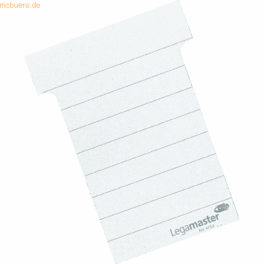 Legamaster T-Karten 91x79x105 wei VE=100