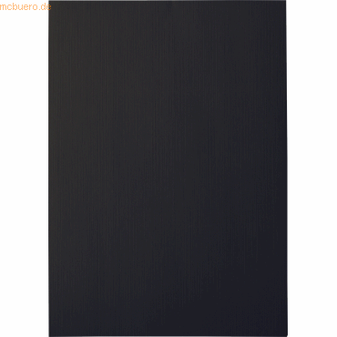 Leitz Einbanddeckel A4 Leinenkarton 240g/qm schwarz