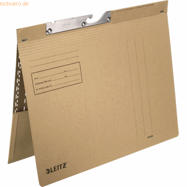 50 x Leitz Pendelhefter Combi A4 grau