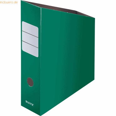10 x Leitz Stehsammler Feinwellpappe A4 grn