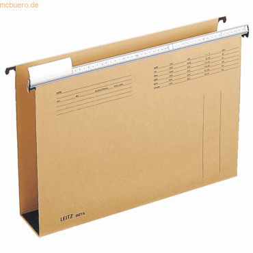 20 x Leitz Hngesammler Beta 60mm naturbraun