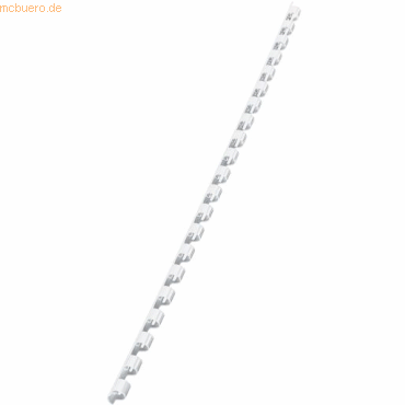 Leitz Plastikbindercken A4 21 Ringe 6mm wei VE=100 Stck