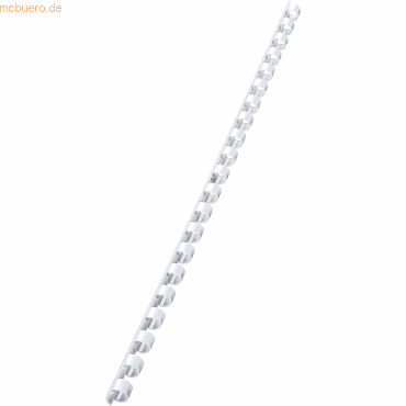Leitz Plastikbindercken A4 21 Ringe 8mm wei VE=100 Stck