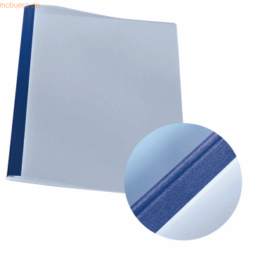Leitz Thermobindemappen Leinenoptik A4 3mm blau VE=100 Stck