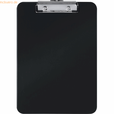 10 x Leitz Klemmbrett A4 Polystyrol schwarz