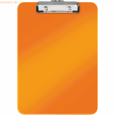 10 x Leitz Klemmbrett Wow A4 Polystyrol orange metallic